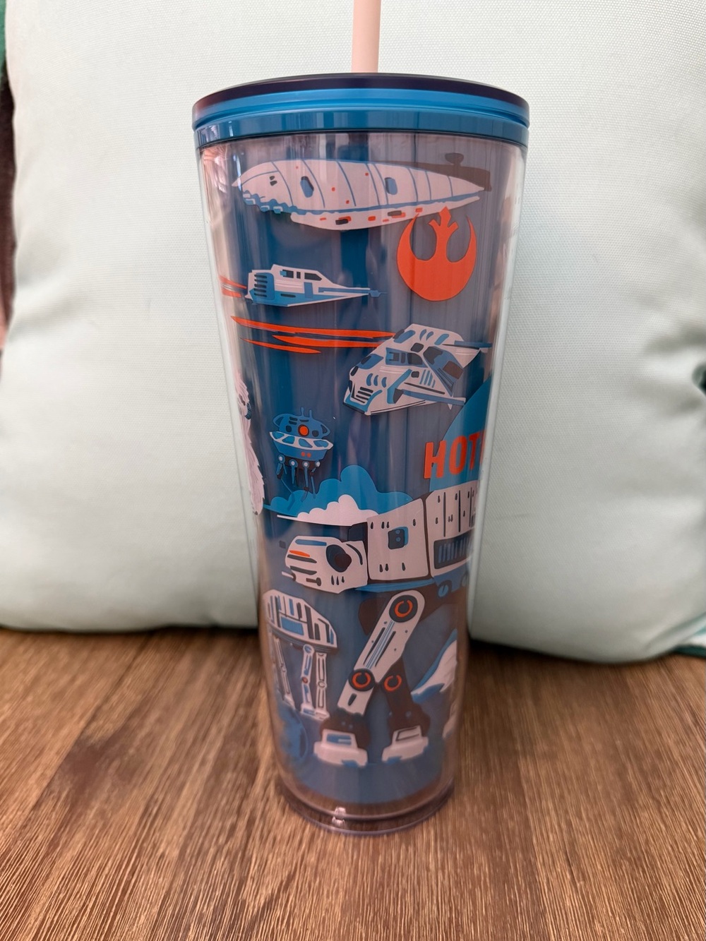 Starbucks Discovery Series Star Wars Hoth tumbler with straw 24-ounce